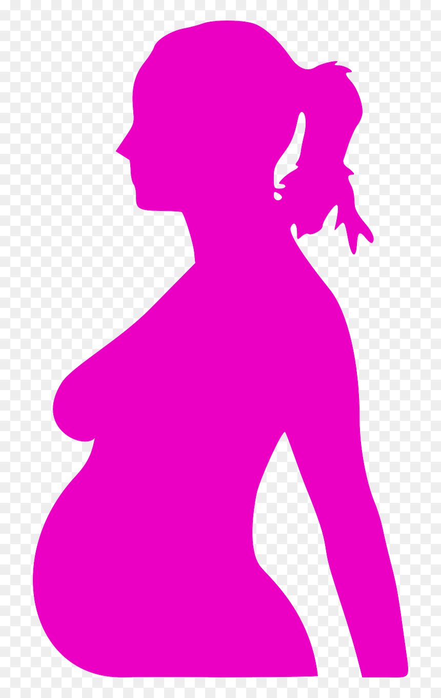 Pregnant Clip Art, HD Png Download - pregnant woman png