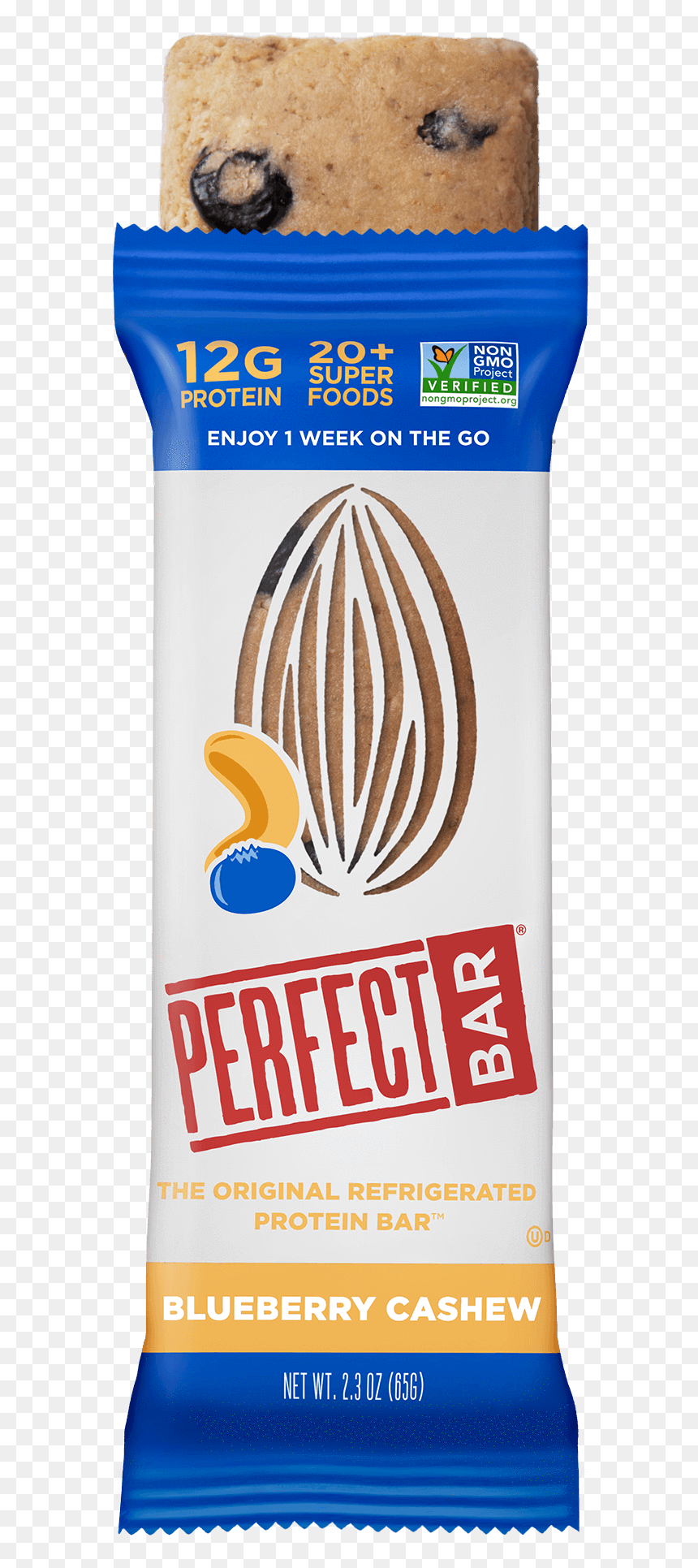 Perfect Bar Chocolate Walnut Brownie, HD Png Download - cashew png