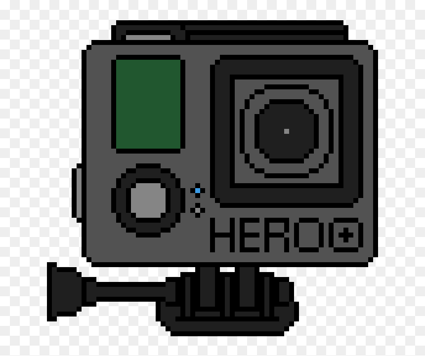 Minecraft Playing Card Pixel Art, HD Png Download - go pro png