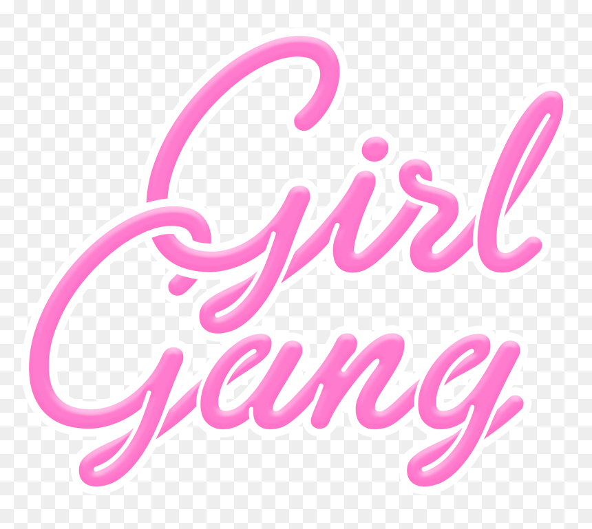 Girl Gang Lookbook - Create Or Die, HD Png Download - gang png