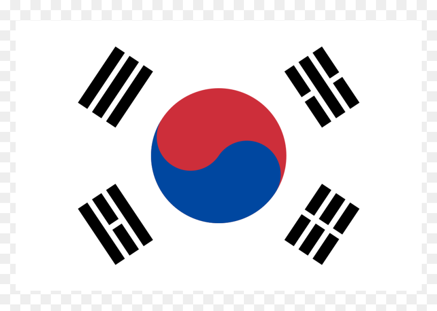 Kr South Korea Flag Icon - South Korea Flag Emoji, HD Png Download - korea flag png