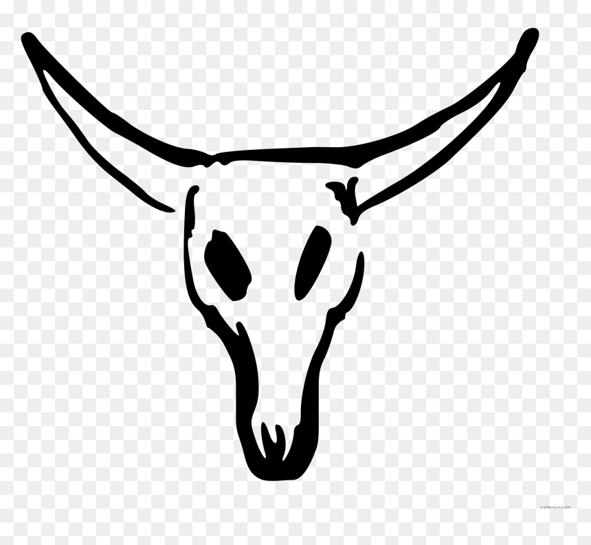 Black And White Cow Pictures - Cow Skull Clipart, HD Png Download - vaca png