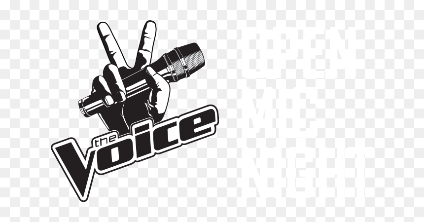 Singer Clipart Open Mic - Transparent The Voice Logo Png, Png Download - open mic png