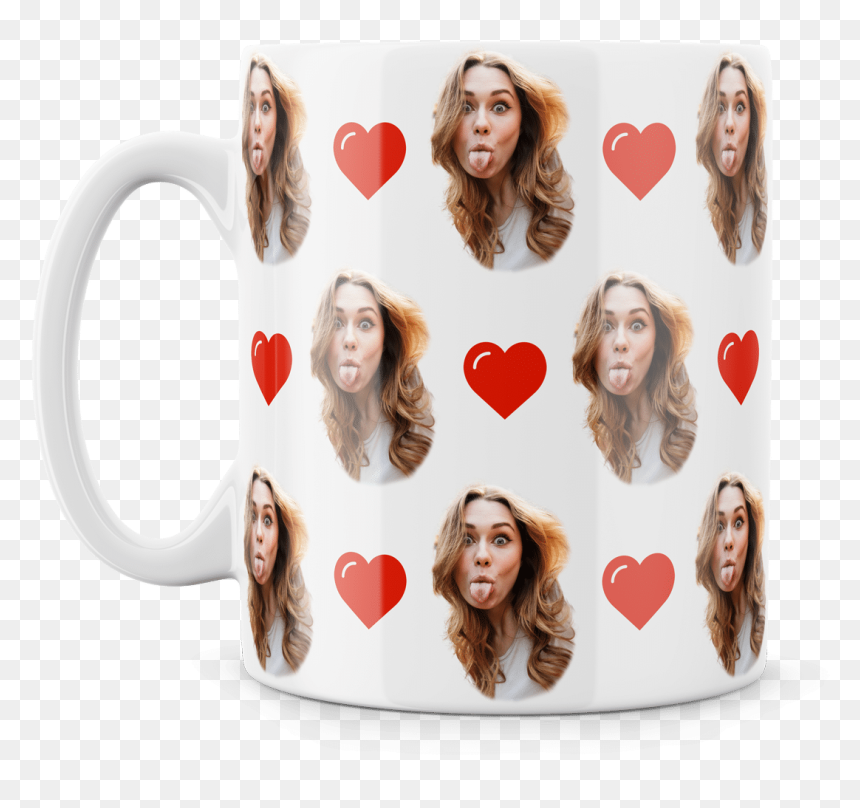 Transparent Excited Face Png - Personalized Mugs, Png Download - excited face png