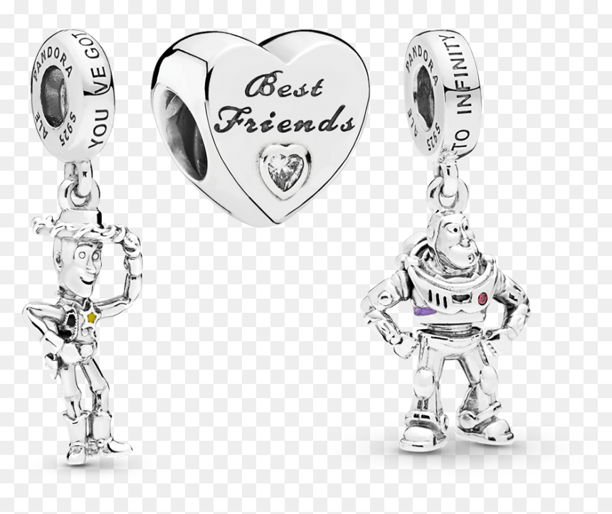 Pandora - Title - Tag - Buzz Pandora Charm, HD Png Download - woody toy story png