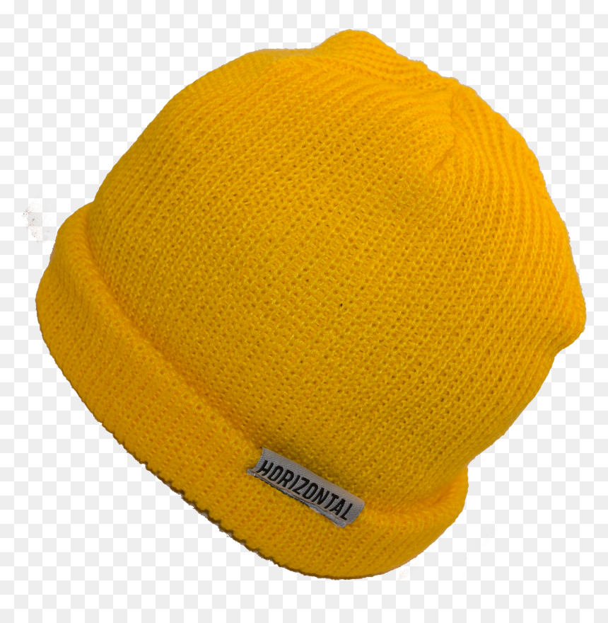 Yellow Beanie Png - Beanie, Transparent Png - black beanie png