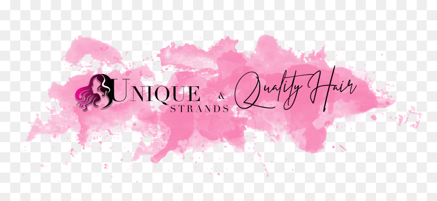 Unique Strands & Quality Hair Logo - Calligraphy, HD Png Download - hair strands png