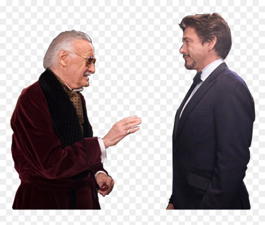 Stan Lee Iron Man Cameo Png - Marvel Studios Director, Transparent Png - robert downey jr png