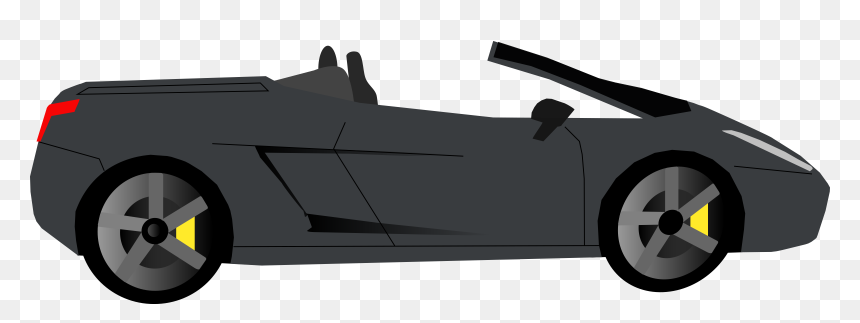 Sports Car Clipart Side View Banner Royalty Free Stock - Car Clipart Side View, HD Png Download - car png top