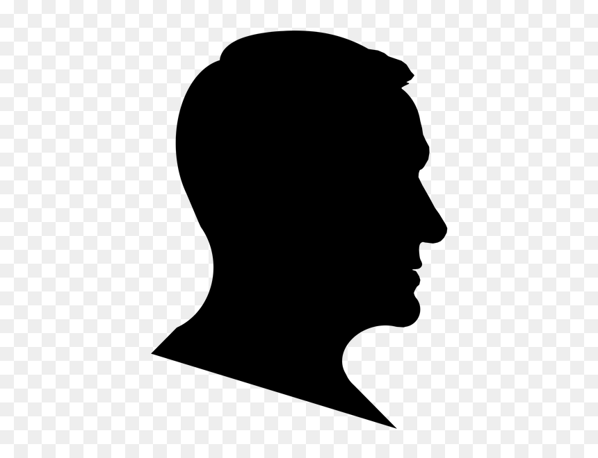 Thomas Jefferson Silhouette, HD Png Download - man head silhouette png