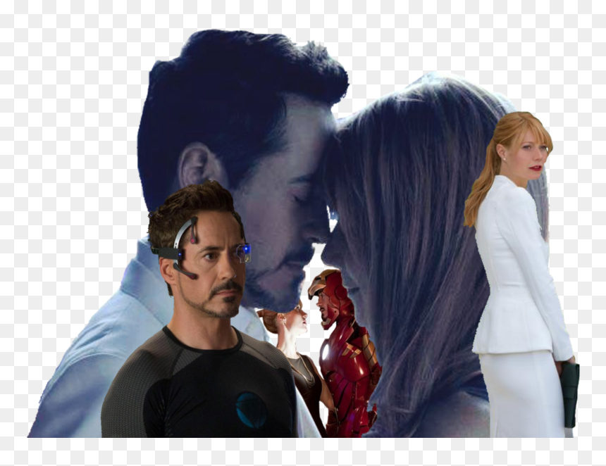 → Drawing Robert Downey Jr Gwynethpaltrow Pepperony - Love Tony Stark And Pepper Potts, HD Png Download - robert downey jr png