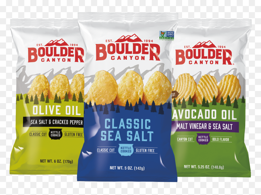 Boulder - Boulder Canyon Chips, HD Png Download - potato chips png