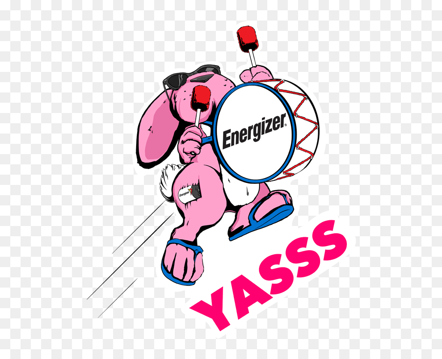 Energizer Bunny Stickers Messages Sticker-4 - Energizer Bunny, HD Png Download - playboy bunny png