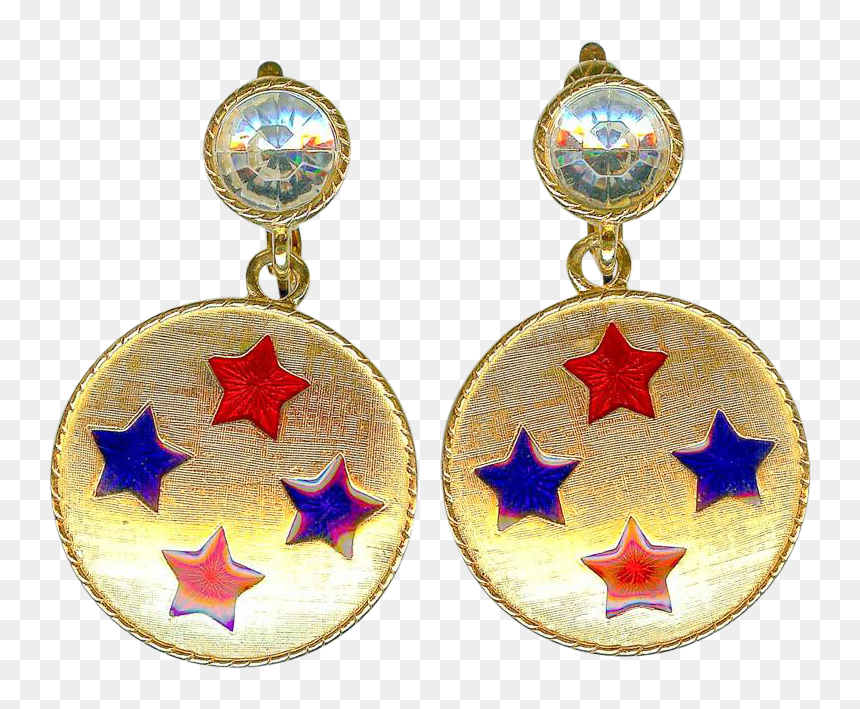 Tira De Estrellas Doradas, HD Png Download - red white and blue stars png