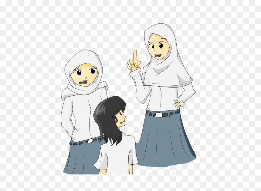 Cartoon, HD Png Download - hijab png