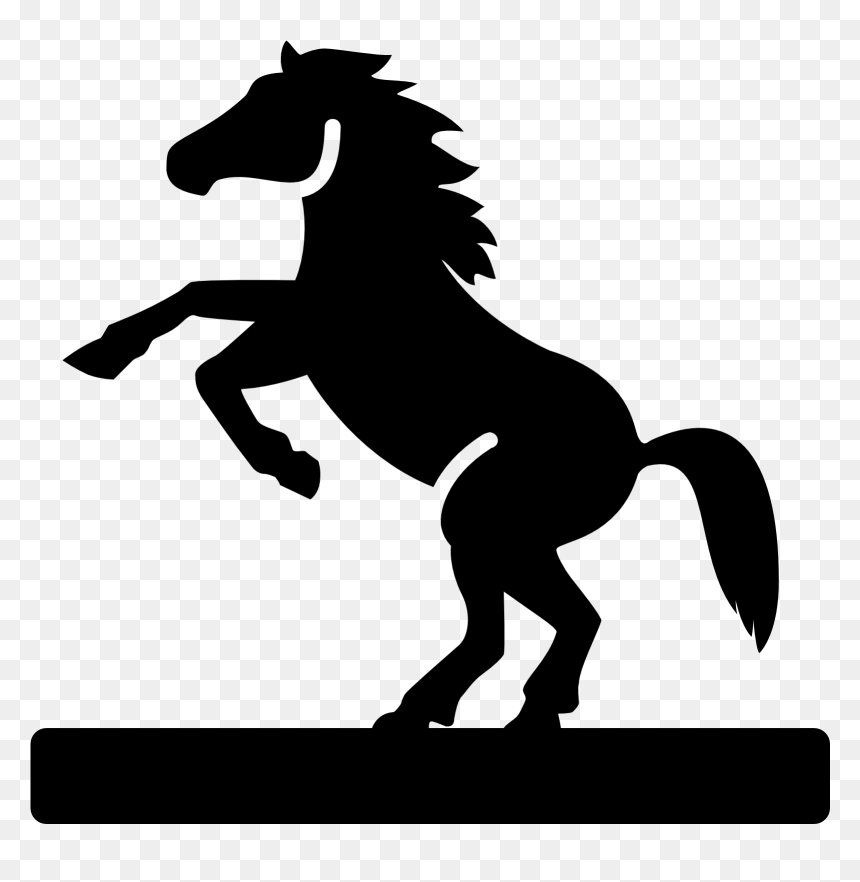 Equestrian Statue Filled Icon - Statue Horse Icon, HD Png Download - horse icon png