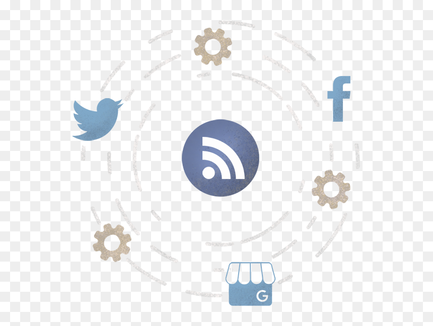 Dlvrit Rss Facebook Twitter Circle Illustration - Batman Twitter, HD Png Download - facebook circle png