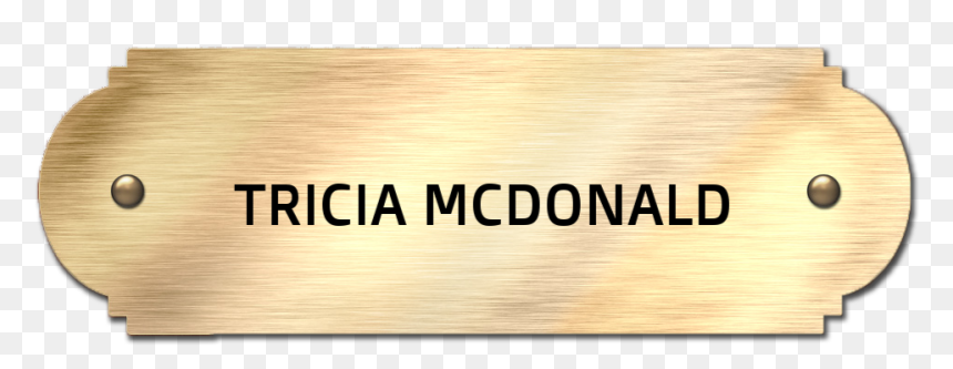 Blank-nameplate , Png Download - Plywood, Transparent Png - nameplate png