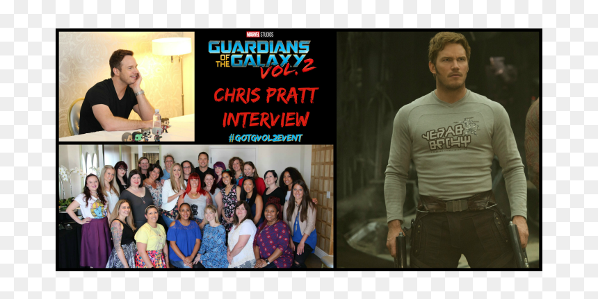 Chris Pratt Guardians Of The Galaxy Vol 2 Interview - Star-lord, HD Png Download - chris pratt png