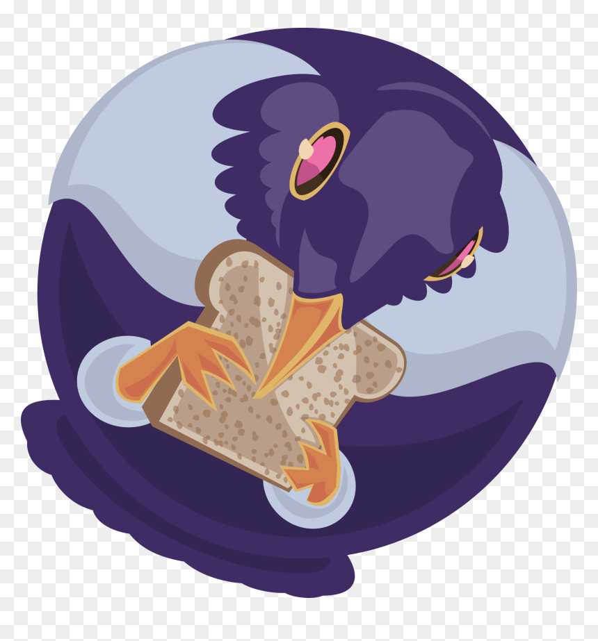 Trash Doves Purple - Trash Dove Transparent, HD Png Download - trash dove png