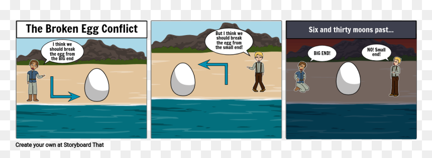 Cartoon, HD Png Download - broken egg png