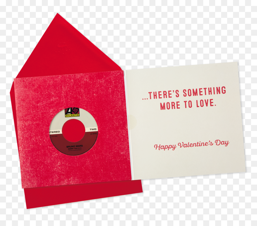 Vinyl Record Bruno Mars Just The Way You Are Valentine"s - Paper, HD Png Download - vinyl records png