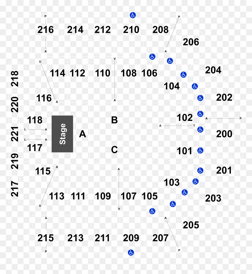 Ricoh Coliseum Seating Chart Wwe, HD Png Download - cintas png
