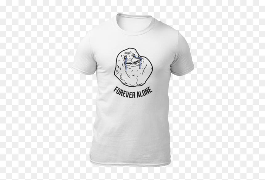 Nautical Chart T Shirt, HD Png Download - forever alone face png