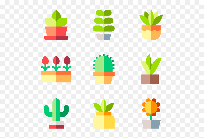 Cactus Vector Png - Plants Icons Png, Transparent Png - cactus vector png