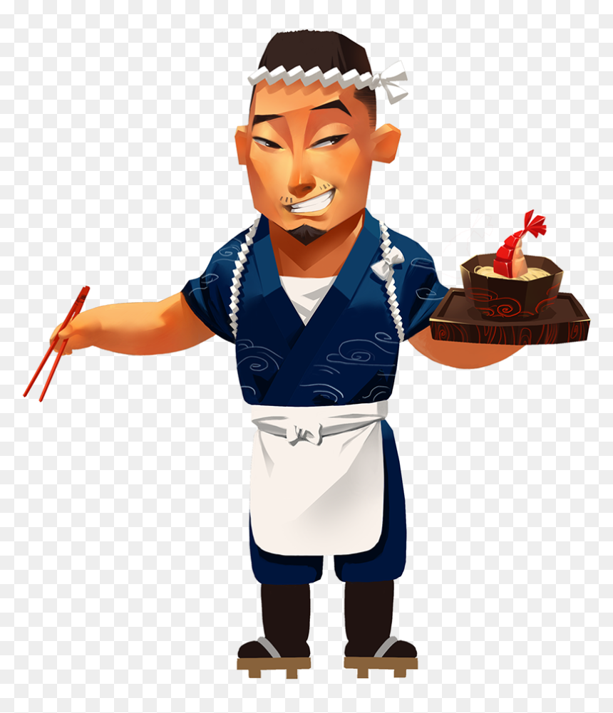 日本 卡通 廚師, HD Png Download - behance png