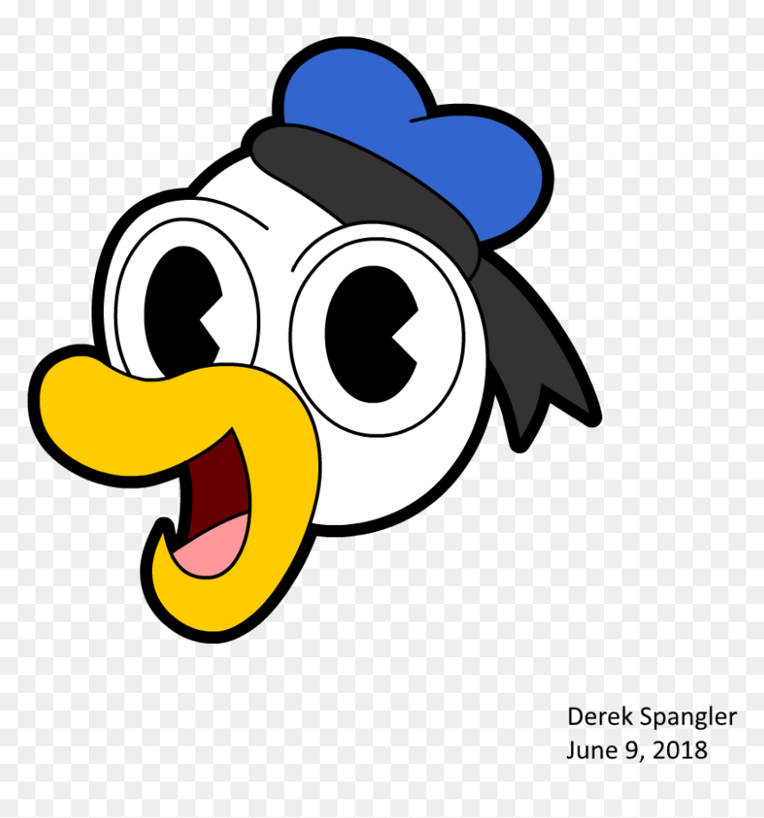 Cartoon, HD Png Download - duck head png
