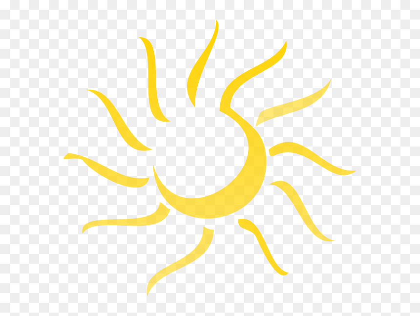 Sun Abstract Clipart, HD Png Download - sunrise vector png