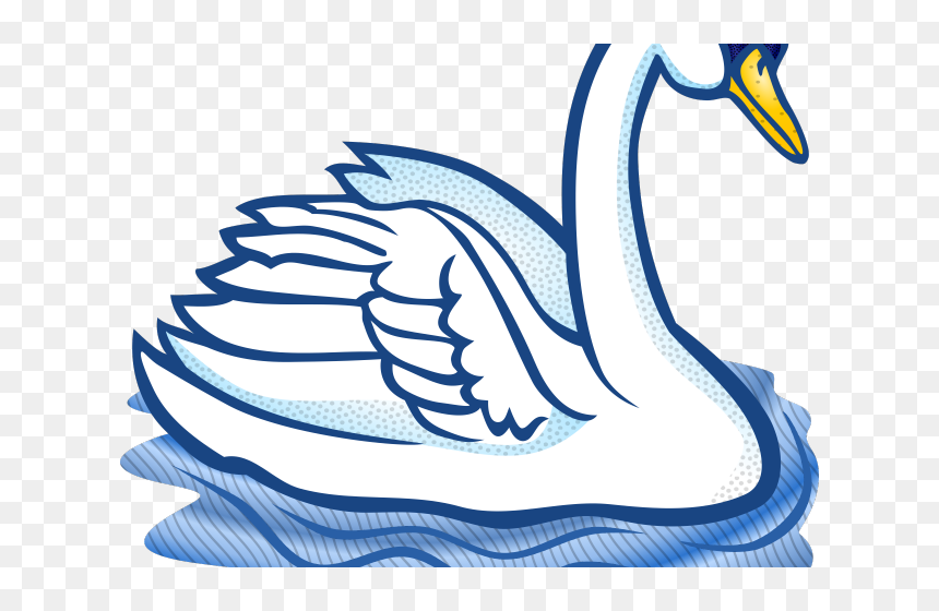 Swan Black And White Clipart, HD Png Download - black swan png