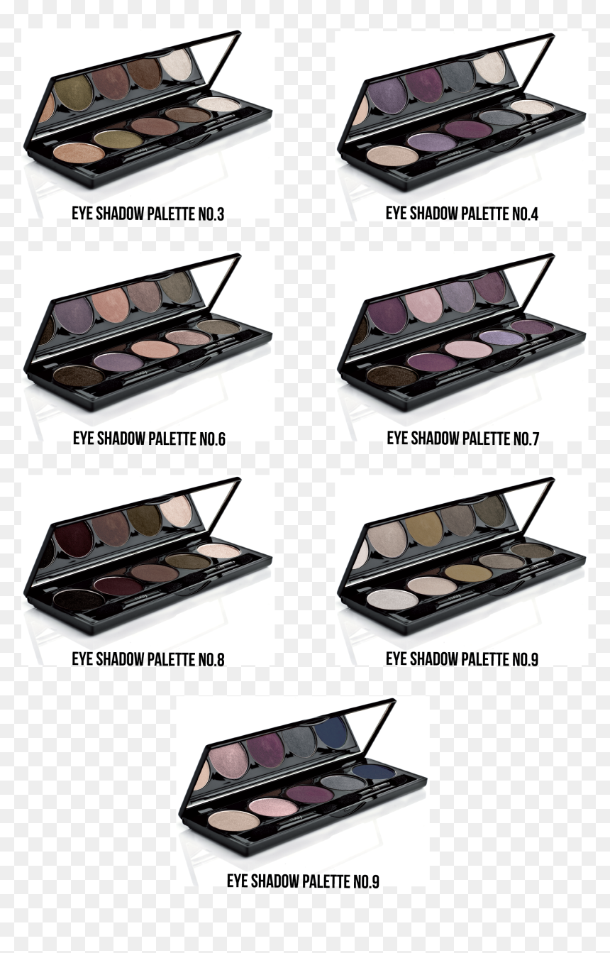 Nvey Eco Eyeshadow Palette Swatch, HD Png Download - makeup palette png