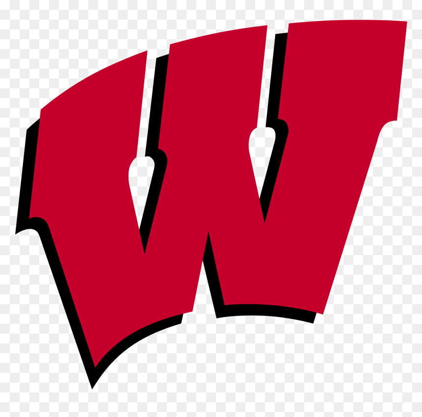 Draw The Wisconsin Badgers Logo, HD Png Download - wisconsin badgers logo png