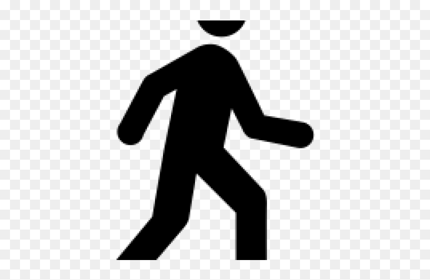 Person Walking Icon Png, Transparent Png - walking icon png