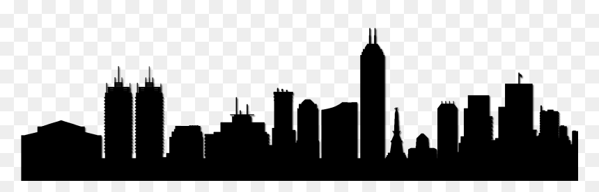 Black And White Indianapolis Skyline, HD Png Download - san antonio skyline silhouette png