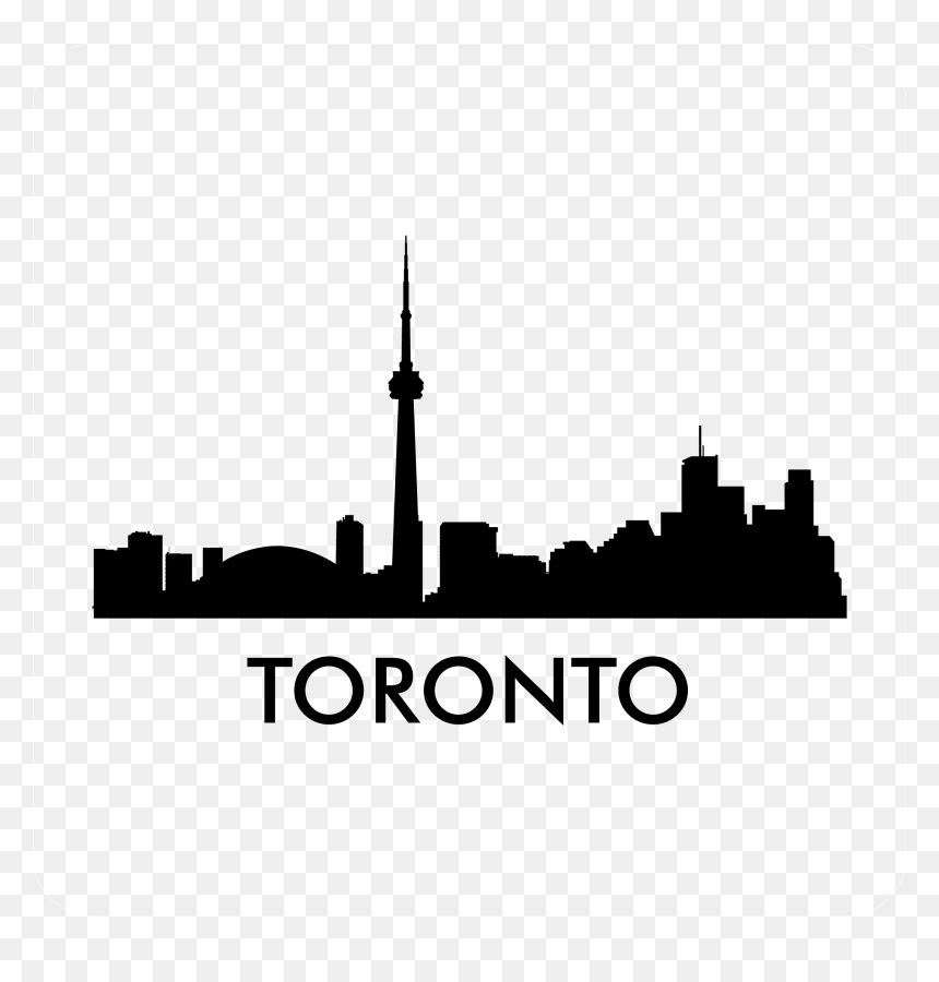 Toronto, HD Png Download - san antonio skyline silhouette png