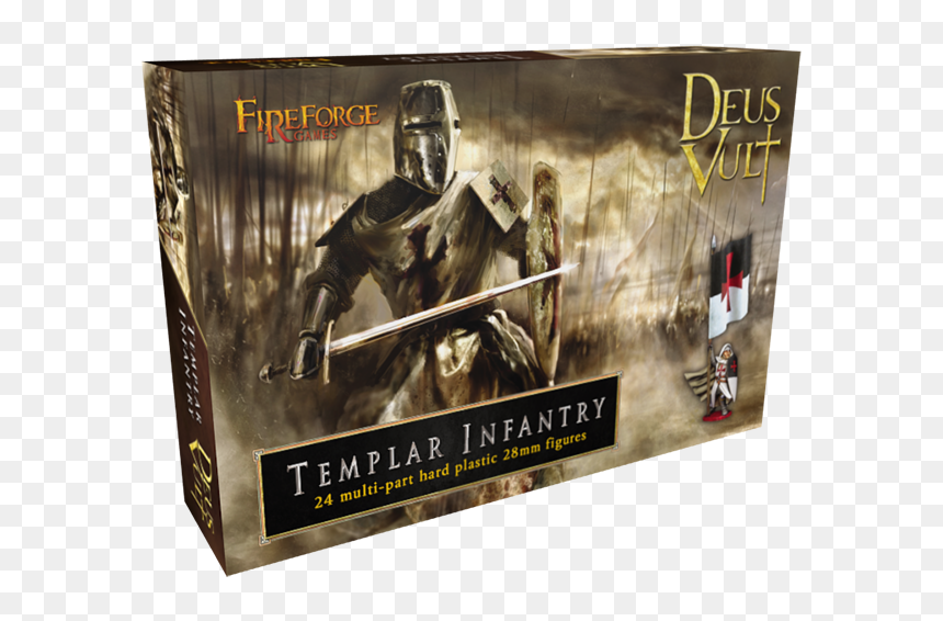 Deus Vult Miniature 28mm, HD Png Download - deus vult png