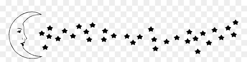 Stars And Moon Transparent, HD Png Download - tumblr white png