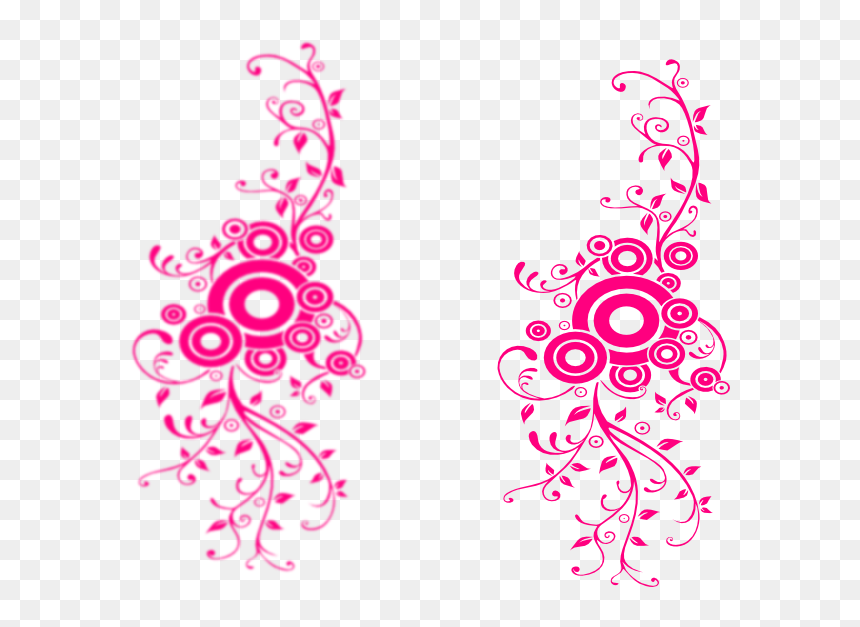 Burnt Orange Clipart, HD Png Download - pink swirl png