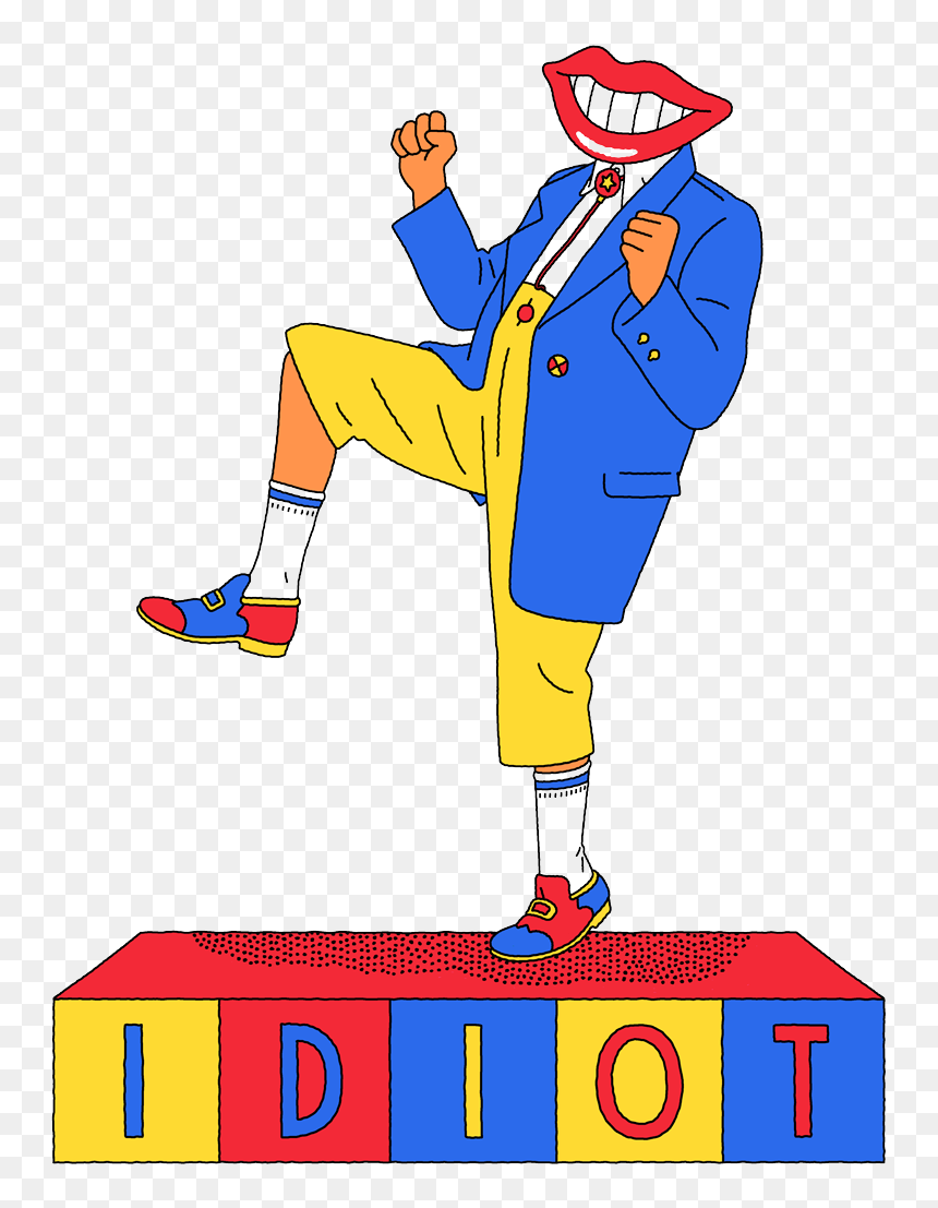 Cartoon, HD Png Download - idiot png