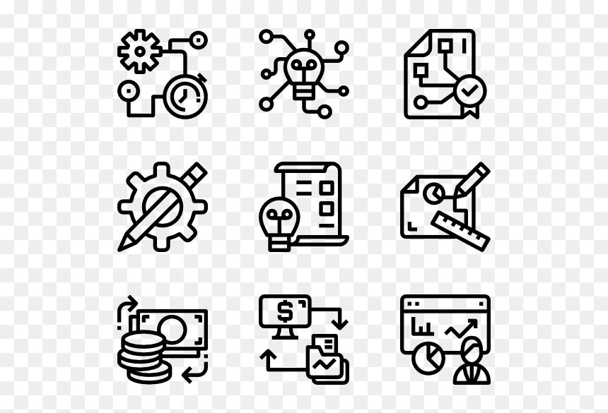 Icon In Graphic Design, HD Png Download - graph icon png