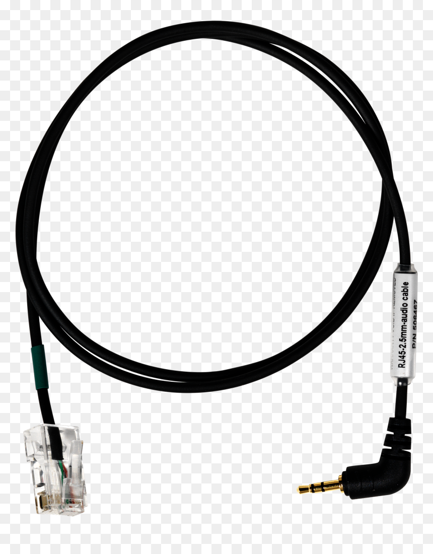 Rj45 To Audio Jack, HD Png Download - ethernet cable png