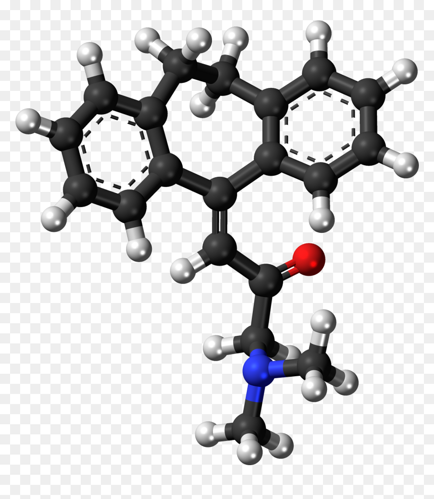 Cotriptyline 3d Balls - Molecule, HD Png Download - 3d cross png