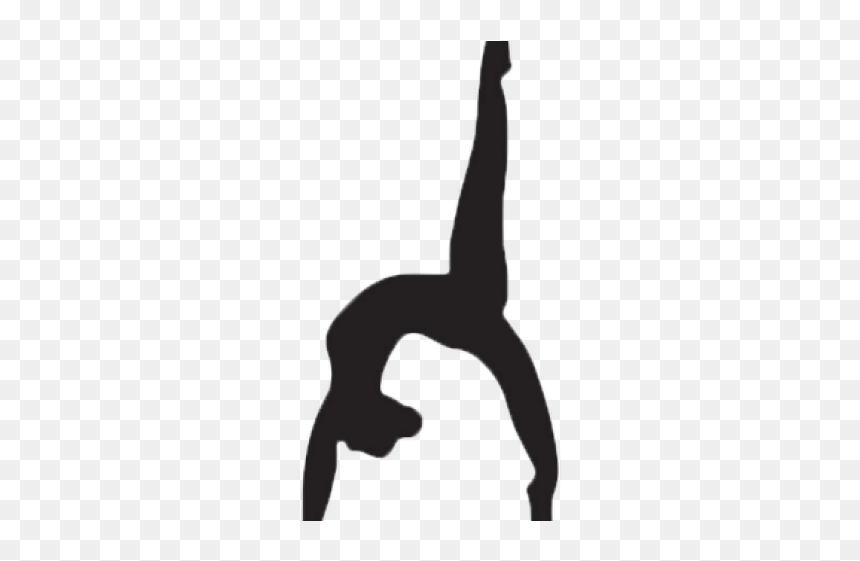 Gymnastics Silhouettes Transparent - Gymnastic Silhouettes Transparent, HD Png Download - gymnastics silhouette png