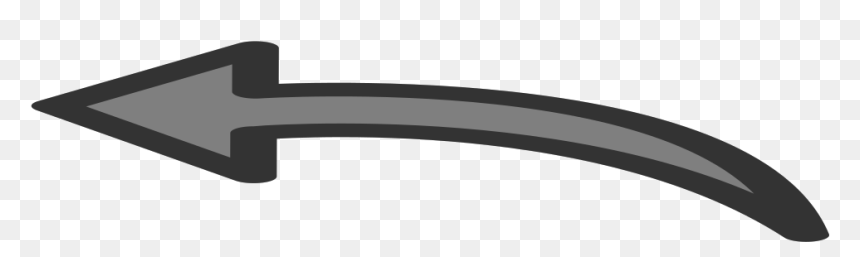 Marking Tools, HD Png Download - white curved arrow png