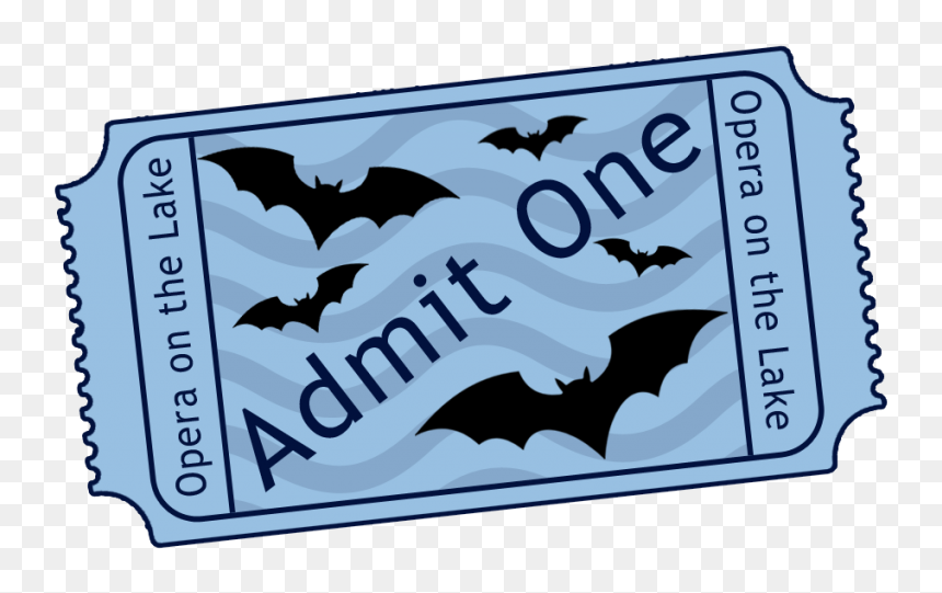 Bat, HD Png Download - admit one ticket png