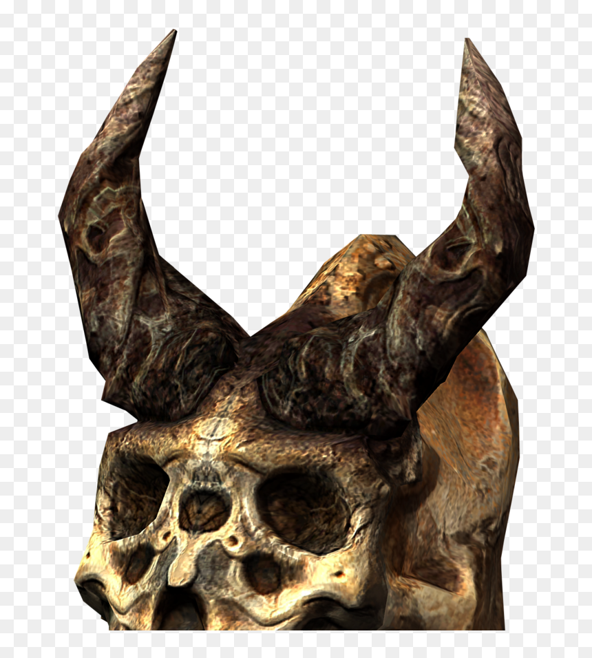 Skyrim Dragon Skull Png, Transparent Png - animal skull png