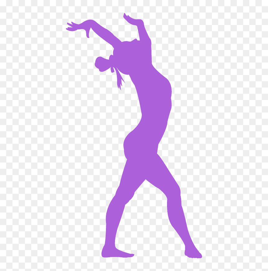 Silhouette Gymnastics, HD Png Download - gymnastics silhouette png